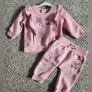 Disney 100 Sweatpant Set Baby Girl 0-3 Month